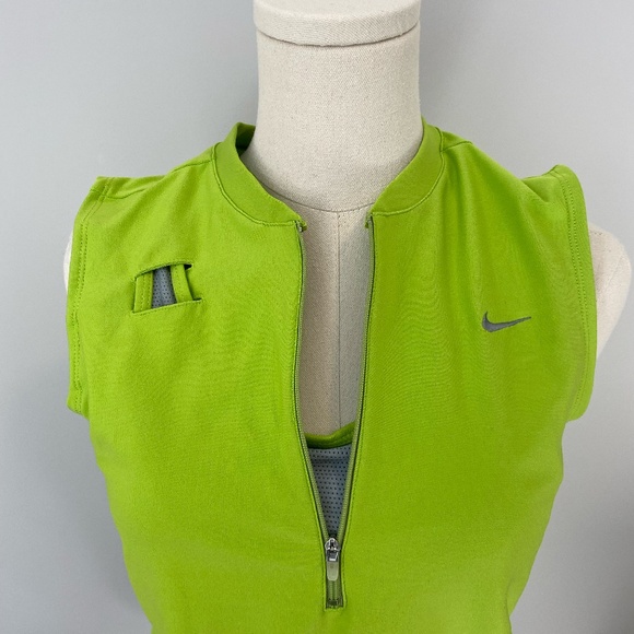 Nike Running Vest Top | Green Workout Tank - Picture 7 of 7